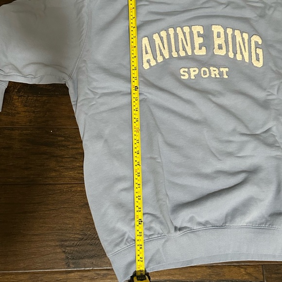 Anine Bing Light Blue Sweatshirt - Picture 8 of 9